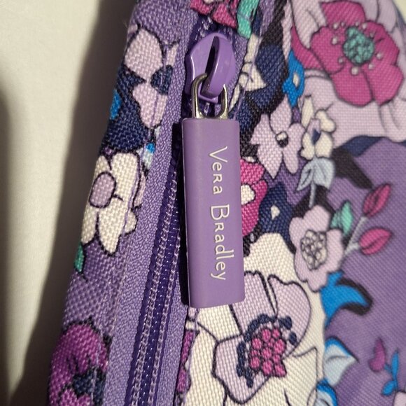Vera Bradley Sling Crossbody Bag/Pack Backpack Purple Floral - Picture 8 of 16